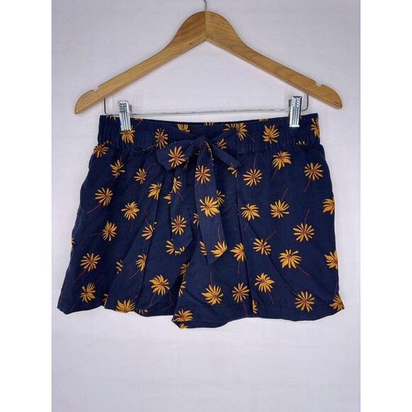 Madewell Pull On Tie Shorts In Fresh Daisy Women’s Size Small Viscose Floral - Picture 1 of 10
